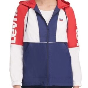 Levi's Colorblock Hooded Windbreaker Jacket